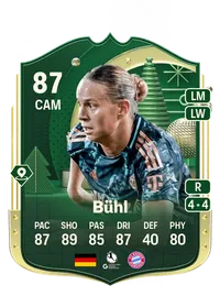 Klara Bühl Winter Wildcards 87 Overall Rating