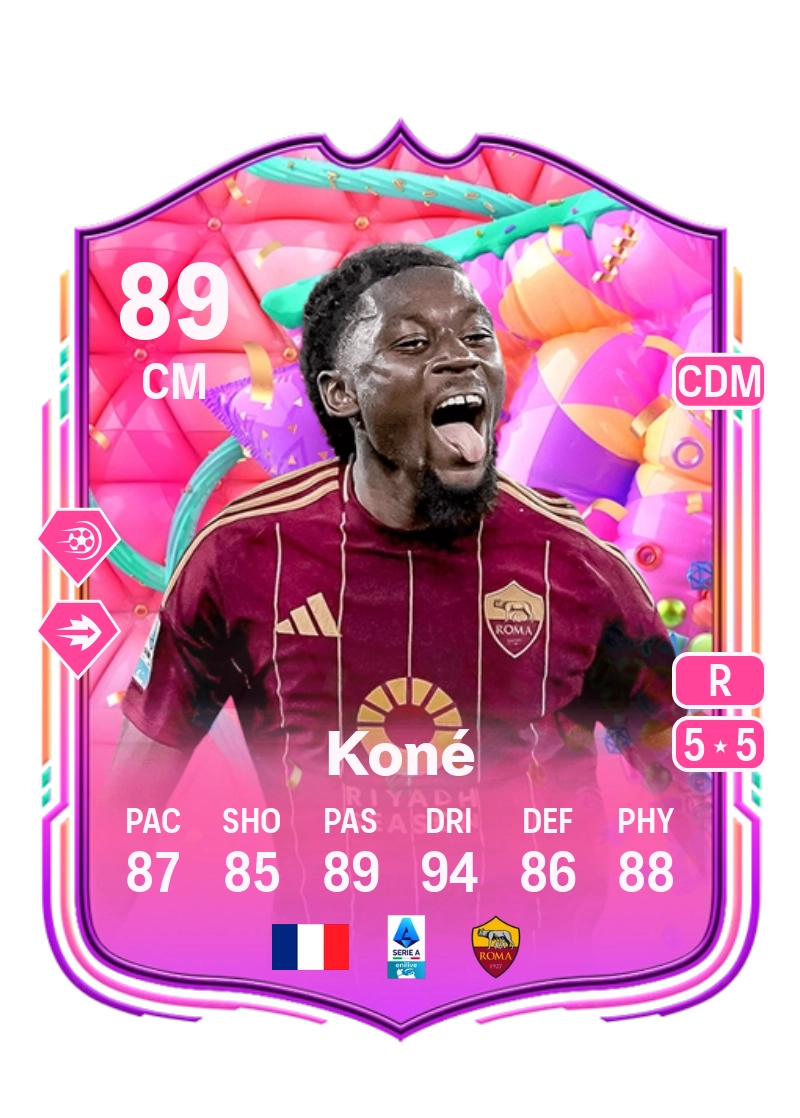 Kouadio Manu Koné FUT Birthday 89 Overall Rating