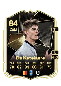 Charles De Ketelaere Team of the Week 84 Overall Rating