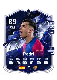 Pedri TOTY Honourable Mentions 89 Overall Rating