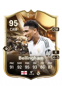 Jude Bellingham Ballon d'Or 95 Overall Rating