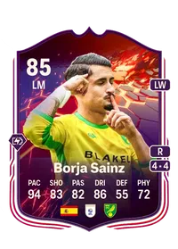 Borja Sainz Trailblazers 85 Overall Rating