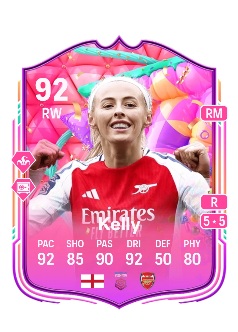 Chloe Kelly FUT Birthday 92 Overall Rating