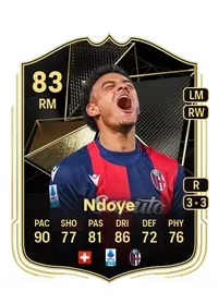 Dan Ndoye Team of the Week 83 Overall Rating