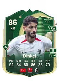 Eren Dinkçi Winter Wildcards 86 Overall Rating