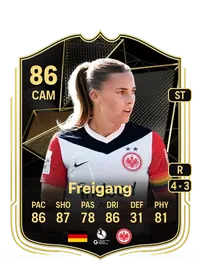 Laura Freigang Team of the Week 86 Overall Rating