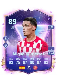 Miguel Gutiérrez Future Stars 89 Overall Rating