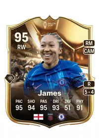 Lauren James Ballon d'Or 95 Overall Rating