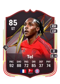 Mathys Tel World Tour 85 Overall Rating