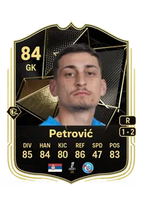 Đorđe Petrović Team of the Week 84 Overall Rating