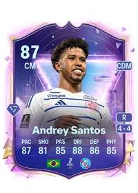 Andrey Santos Future Stars 87 Overall Rating