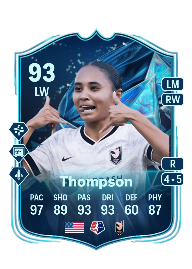 Alyssa Thompson TOTS Honourable Mentions 93 Overall Rating