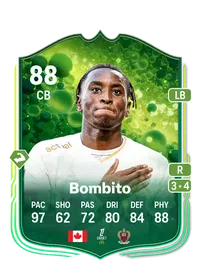 Moïse Bombito Grassroot Greats 88 Overall Rating