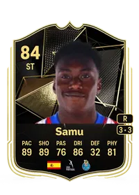 Samu Team of the Week 84 Overall Rating