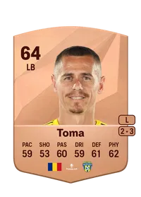 Constantin Toma Common 64 Overall Rating