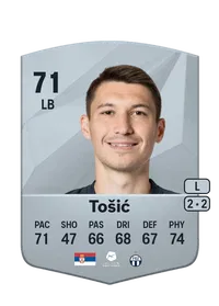 Nemanja Tošić Common 71 Overall Rating