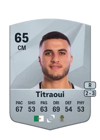 Yacine Titraoui Common 65 Overall Rating