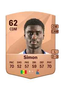 Christopher Simon Common 62 Overall Rating