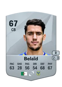 Zineddine Belaïd Common 67 Overall Rating