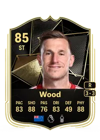 Chris Wood Team of the Week 85 Overall Rating