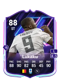 Romelu Lukaku Flashback Player 88 Overall Rating