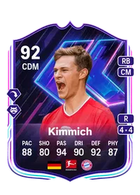 Joshua Kimmich Flashback Player 92 Overall Rating