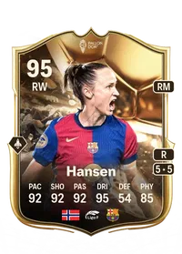 Caroline Graham Hansen Ballon d'Or 95 Overall Rating