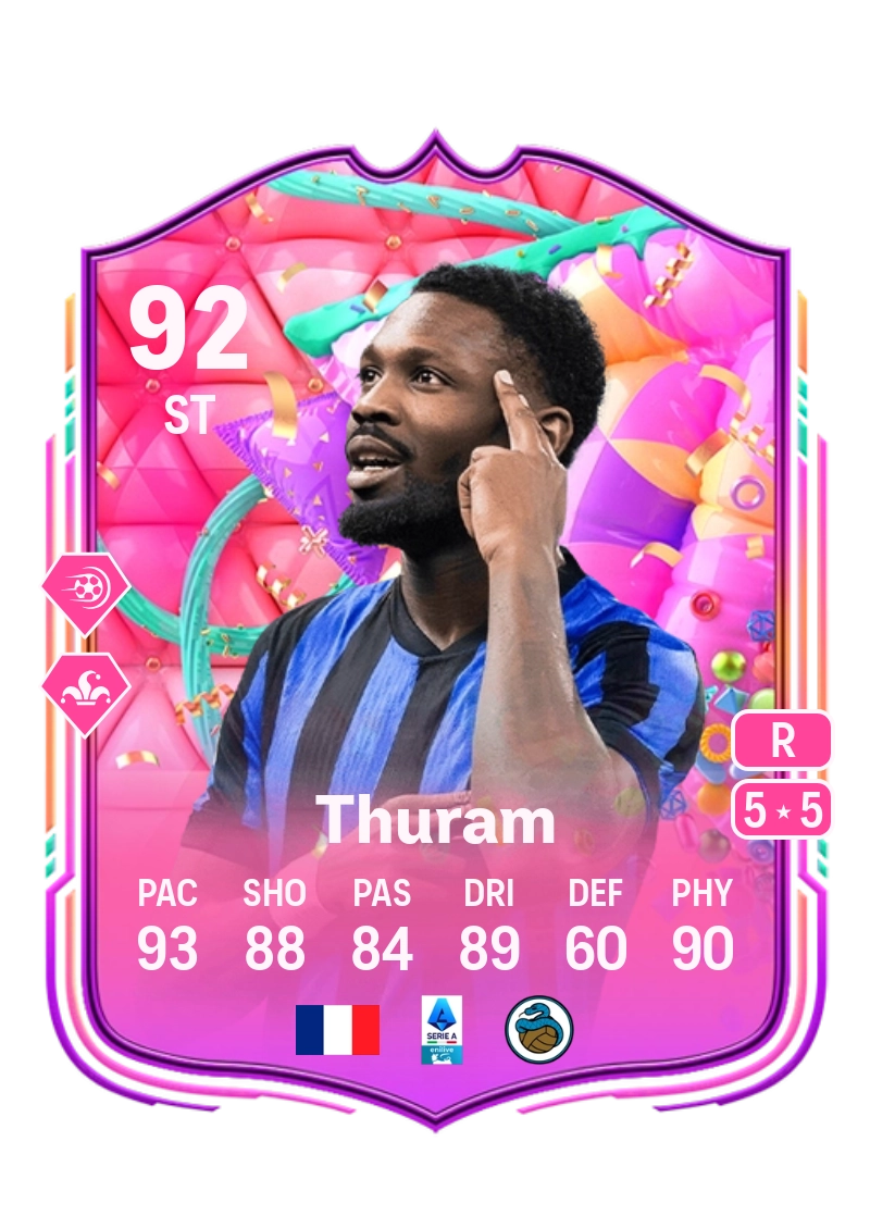 Marcus Thuram FUT Birthday 92 Overall Rating