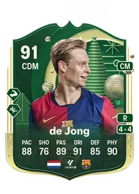 Frenkie de Jong Winter Wildcards 91 Overall Rating