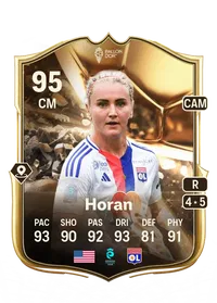 Lindsey Horan Ballon d'Or 95 Overall Rating