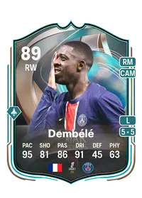 Ousmane Dembélé Globetrotters 89 Overall Rating