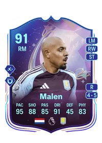 Donyell Malen Fantasy FC 91 Overall Rating