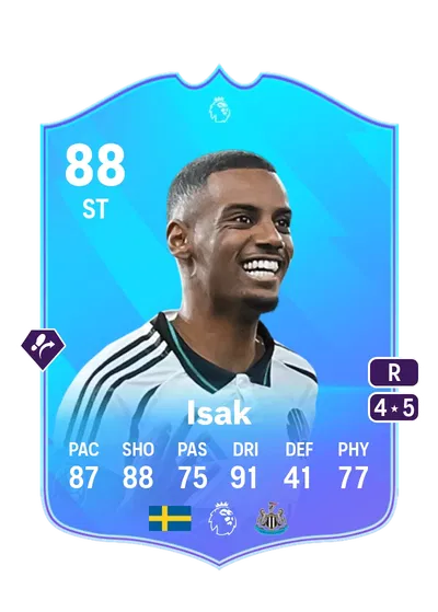 EA FC 24 Alexander Isak POTM Premier League