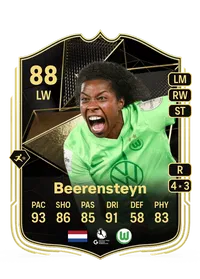 Lineth Beerensteyn Team of the Week 88 Overall Rating