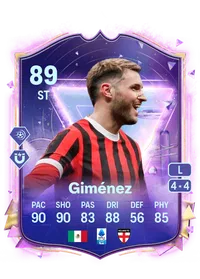 Santiago Giménez Future Stars 89 Overall Rating