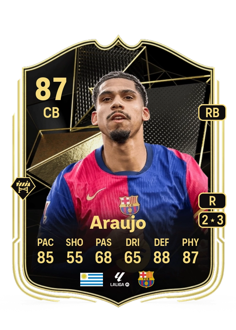 Ronald Araujo Team of the Week 87 Overall Rating