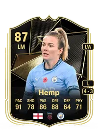 Lauren Hemp Team of the Week 87 Overall Rating