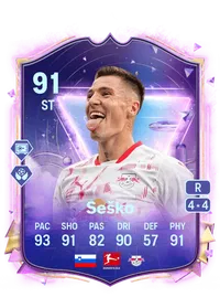 Benjamin Šeško Future Stars 91 Overall Rating