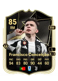 Francisco Conceição Team of the Week 85 Overall Rating