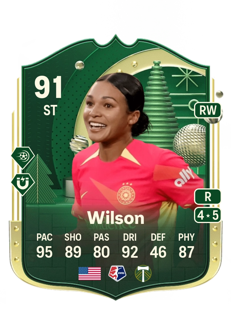 Sophia Wilson Winter Wildcards 91 Overall Rating