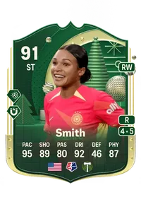 Sophia Smith Winter Wildcards 91 Overall Rating