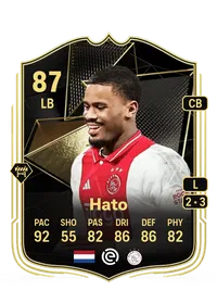 Jorrel Hato Team of the Week 87 Overall Rating