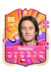 Tomáš Rosický UT Heroes 86 Overall Rating