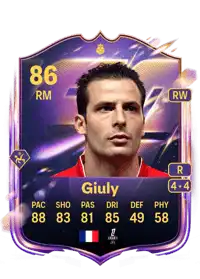 Ludovic Giuly UT Heroes 86 Overall Rating