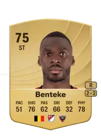 Christian Benteke Common 75 Overall Rating