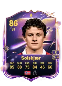 Ole Gunnar Solskjær UT Heroes 86 Overall Rating