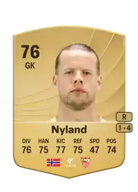 Ørjan Nyland Common 76 Overall Rating