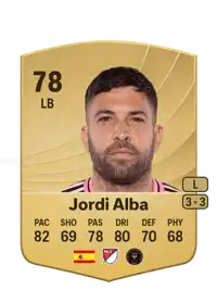 Jordi Alba Common 78 Overall Rating