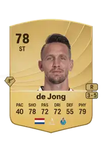 Luuk de Jong Common 78 Overall Rating