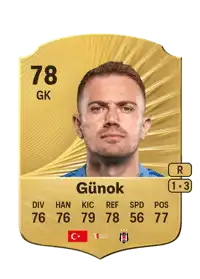 Mert Günok Rare 78 Overall Rating